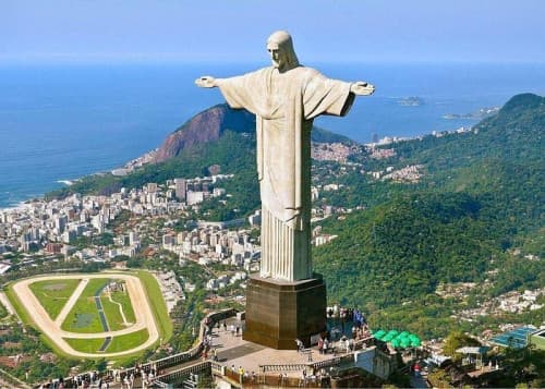 Perfil do Cristo Redentor na Banlek